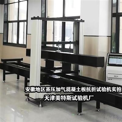 美特斯伺服系统蒸压加气混凝土板抗折试验机